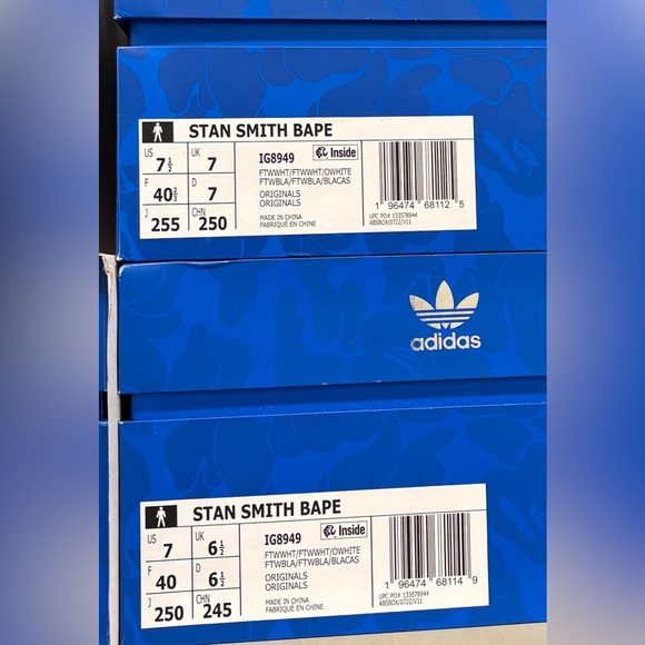 Bape x Adidas Stan smith 30th anniversary - Picture 10 of 10